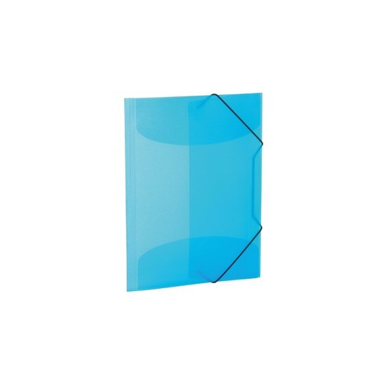 HERMA Elasticated folder A4 PP translucent light blue