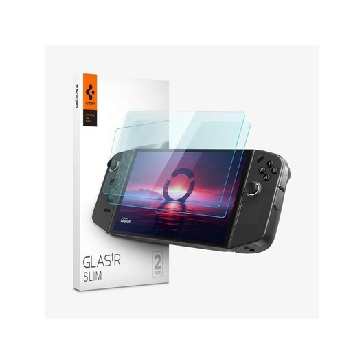 Spigen Glass tR Slim 2 Pack - Lenovo Legion Go - Accessories for game console