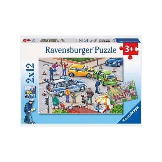 Ravensburger Blue Lights On The Way 2x12p