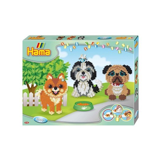 Hama Ironing Beads Set - Dogs 4000 pcs