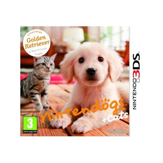 Dogs + Cats: Golden Retriever &amp; New Friends - Nintendo 3DS - Simulering - husdjur