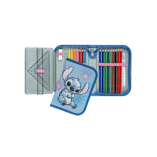 Disney Stitch Filled Pencil Case