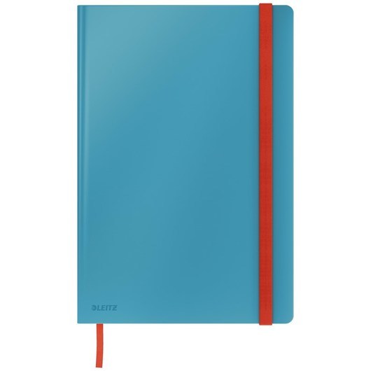 Leitz Cosy Anteckningsbok L Soft Touch Rutad med hårt omslag, blå