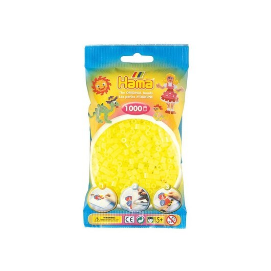 Hama Ironing beads-yellow Neon (034) 1000pcs.