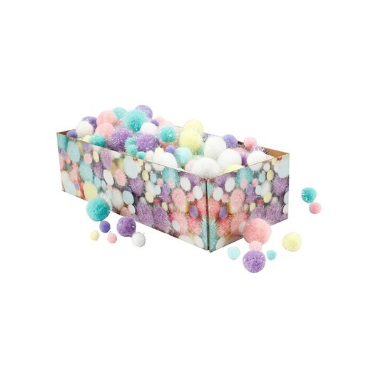 Creativ Company Pom-poms Pastel colours 400gr.