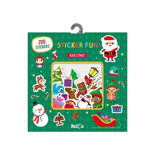 Boek Specials Nederland BV Stickerfun Christmas with 200 Stickers