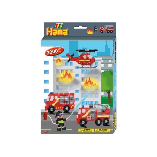 Hama String bead set Fire department 2000pcs.