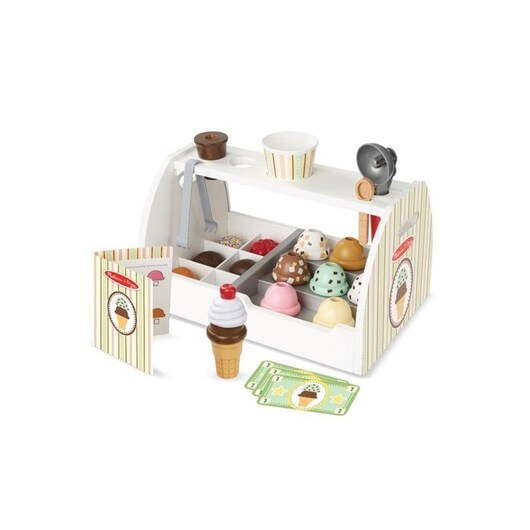 Melissa &amp; Doug - Wooden Ice Cream Counter