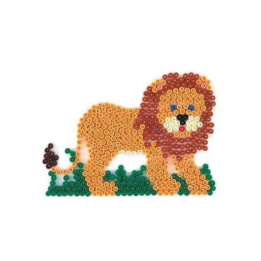 Hama Ironing Beads Pegboard-Lion