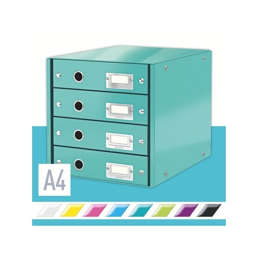 Leitz Förvaringsbox Click &amp; Store WOW 4 lådor