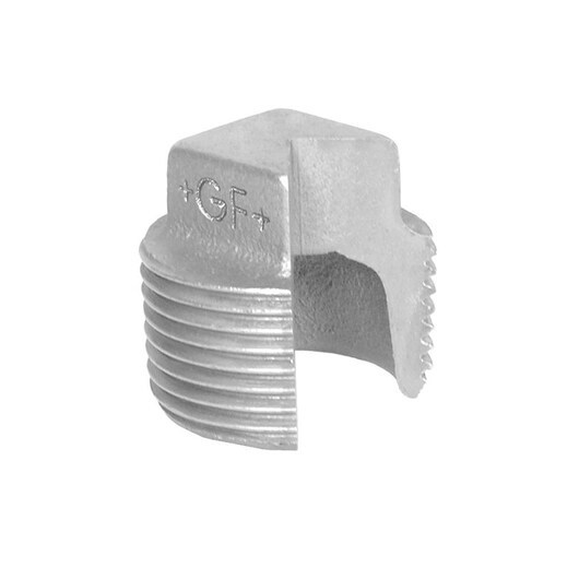 +GF+ Plug plain galvanized 1/2"