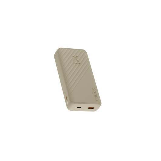 Xtorm Power Bank 20.000mAh 15W USB-C &amp; USB-A Beige PowerBank - Beige - 20000 mAh