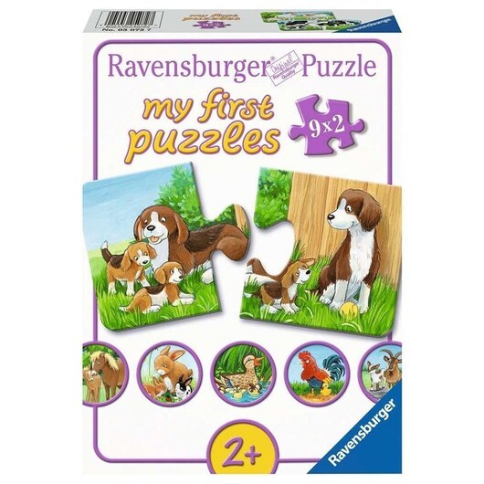 Ravensburger Farm Animal Families 9x2 pcs.