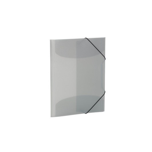 HERMA Elasticated folder A4 PP translucent grey