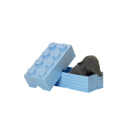 LEGO förvaring 8, ljusblå