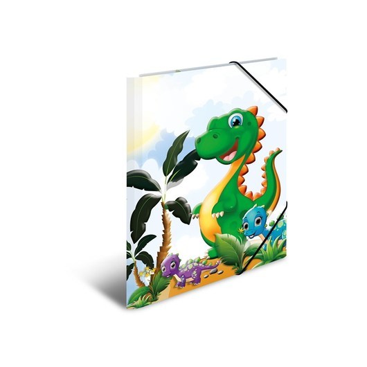 HERMA Elasticated folder A4 Cardboard Dinos