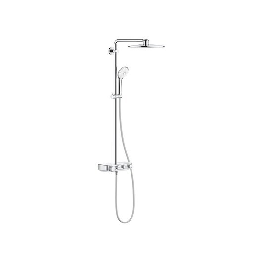 Grohe Euphoria SmartControl System 310 Duo, Duschsystem med termostat för väggmontage, Krom