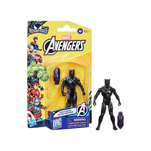 Marvel Avengers VenomVersus Epic World of Action Anti-Venom Black Panther 10 cm