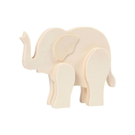 Creativ Company Wooden Figure Animal - Elephant