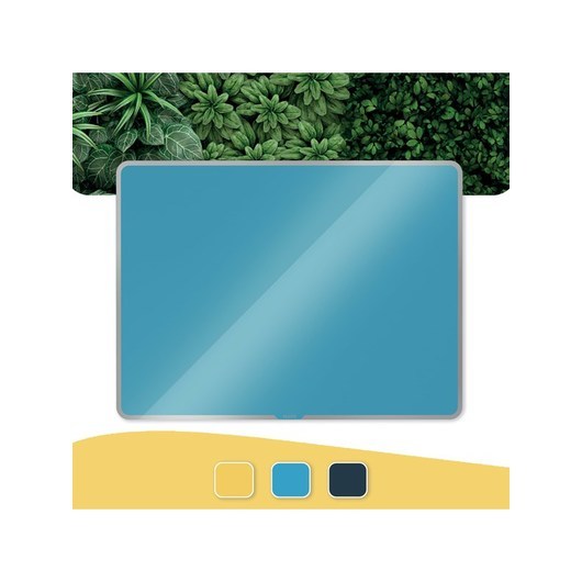 Leitz Cosy Magnetisk Whiteboard Glas 800x600 mm, blå