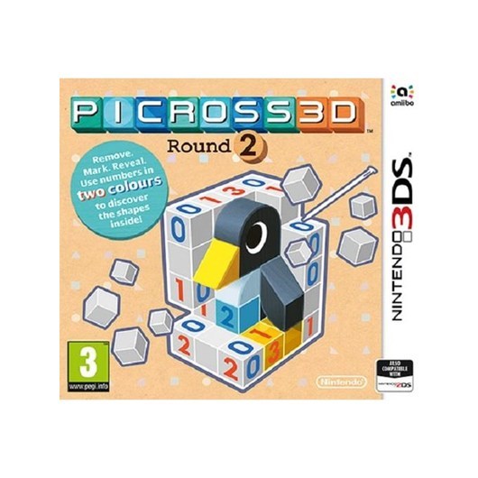 Picross 3D: Round 2 - Nintendo 3DS - Pussel