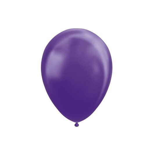 Globos Balloons Metallic Purple 30cm 10pcs.