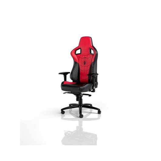 noblechairs EPIC Gaming Chair - Spider-Man Special Edition Gaming Stol - Svart / Röd - PU-skin - Upp till 120 kg