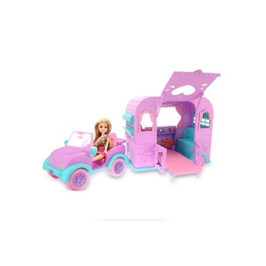 Zuru Sparkle Girlz - Doll w. Jeep And Caravan (100176)