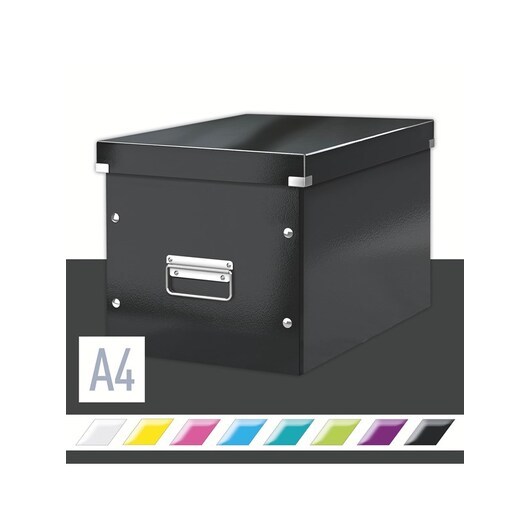 Leitz Förvaringslåda Click &amp; Store  WOW Cube Large Svart