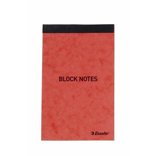 Esselte Notesblok  m/orange omslag 130x80mm 45553