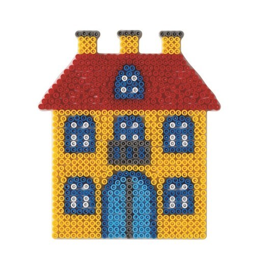 Hama Ironing Beads Pegboard-House