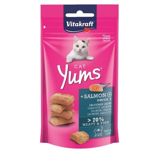 Vitakraft Cat Yums® med lax &amp; Omega 3