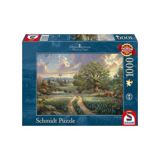 Schmidt Puzzle - Kinkade: Contry Living(1000 pieces)