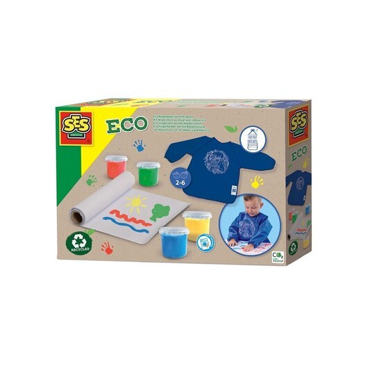 SES ECO Finger Paint Set with Kliederapron