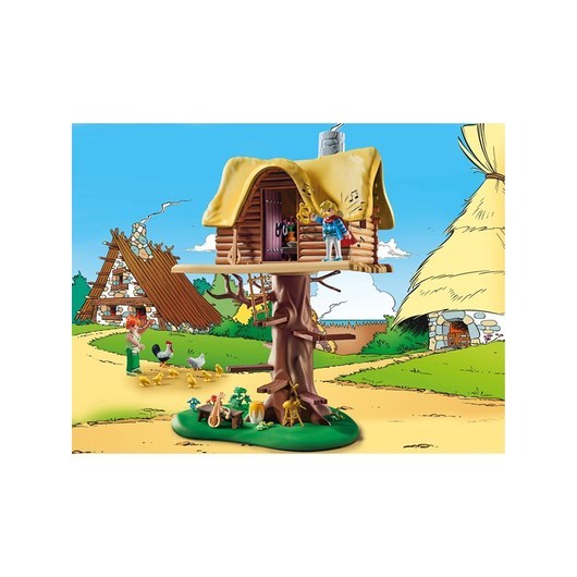 Playmobil Asterix &amp; Obelix - Asterix: Kakofonix med träkoja