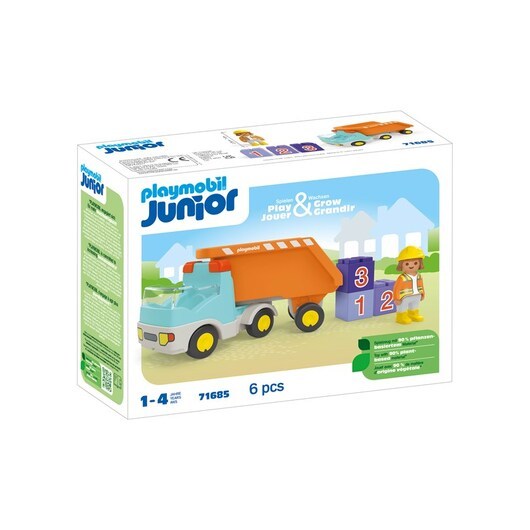 Playmobil 1.2.3 - Junior Brandvagn med stege
