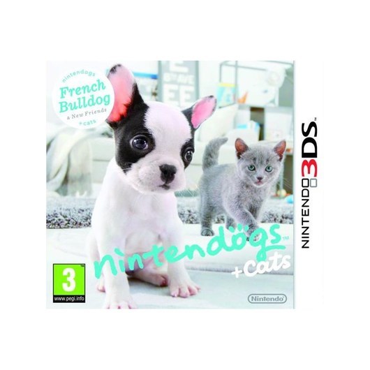 Dogs and Cats: French Bulldog &amp; New Friends - Nintendo 3DS - Simulering - husdjur