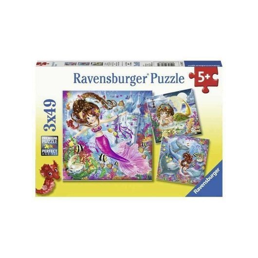 Ravensburger Charming Mermaids 3x49p