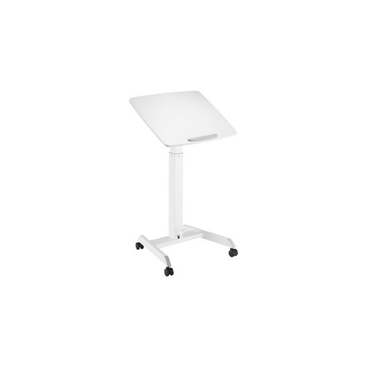 DELTACO OFFICE Height-adjustable workstation White Gaming Bord