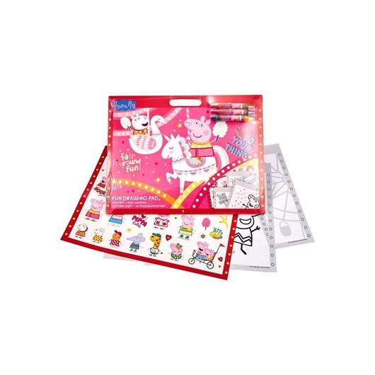 Euromic Peppa Pig Artist pad w/3 crayons &amp; sticker sheet