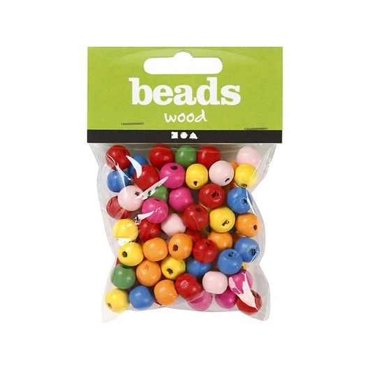 Creativ Company Wooden Beads Mix 10mm 22gr