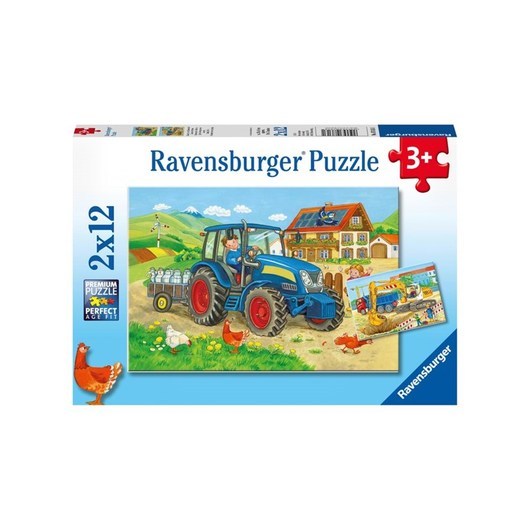 Ravensburger Hard At Work 2x12p