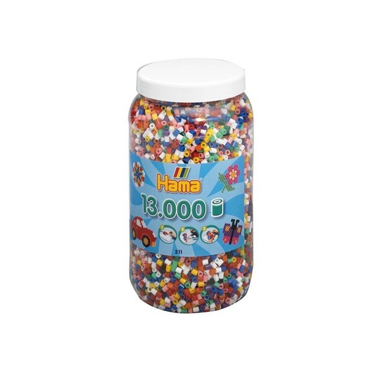 Hama Ironing beads in Pot-Mix standard (00) 13.000pcs.