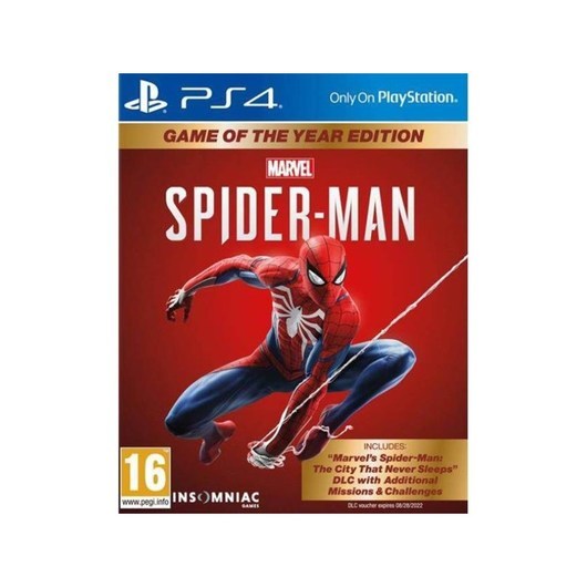 Spider-Man - Game Of The Year Edition - Sony PlayStation 4 - Action / äventyr