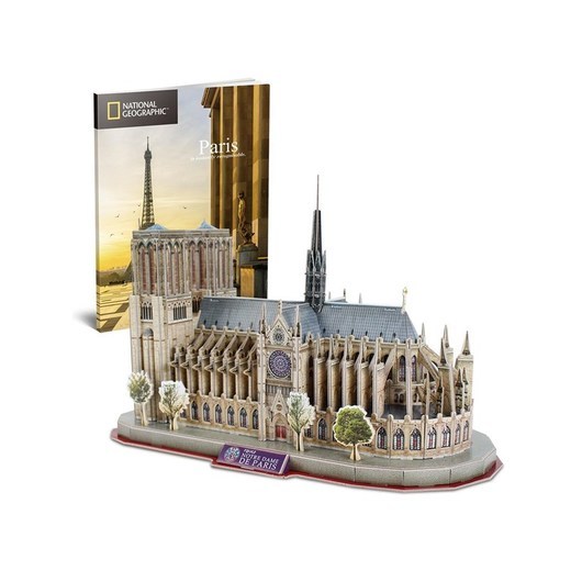 Notre Dame de Paris 3D 128 pcs 3D pusselspel