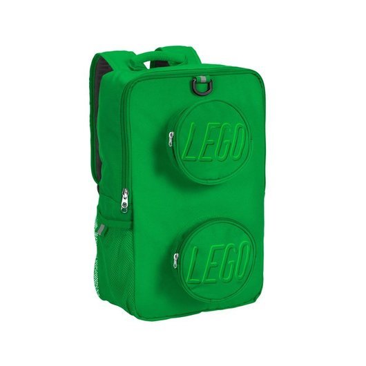 Euromic LEGO BRICK backpack green 40x25x15 cm 18L