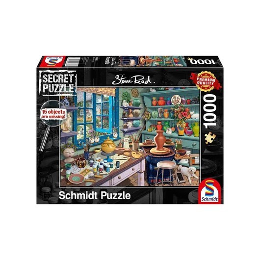 Schmidt Puzzle - Secret - Steve Read: Artist studio (1000