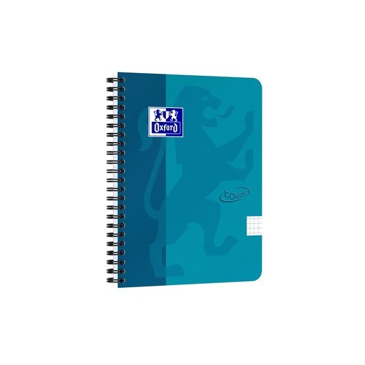 Oxford Touch Notebook A5 squared 5 mm soft touch cover twin-wire 180 pages