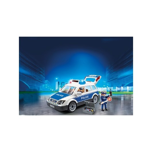 Playmobil City Action - Polisbil med ljus och ljud