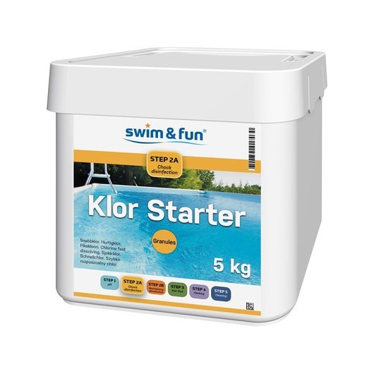 Swim &amp; Fun Klor Starter Fast Dissolving Granules 5 kg